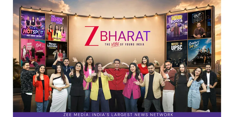 Zee Bharat Unveils New Avatar Focused on Young India and Digital-First News